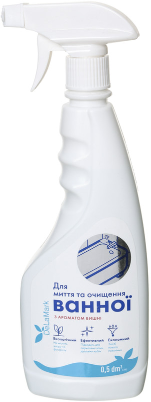 Засіб для чищення ванної кімнати DELAMARK , 0,5 л